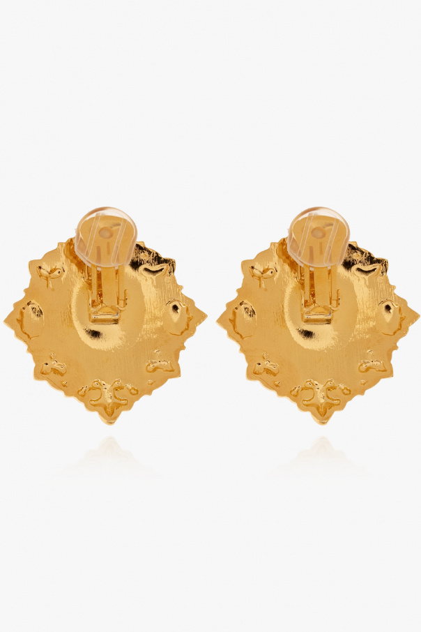 Moschino Clip-on earrings with appliqué