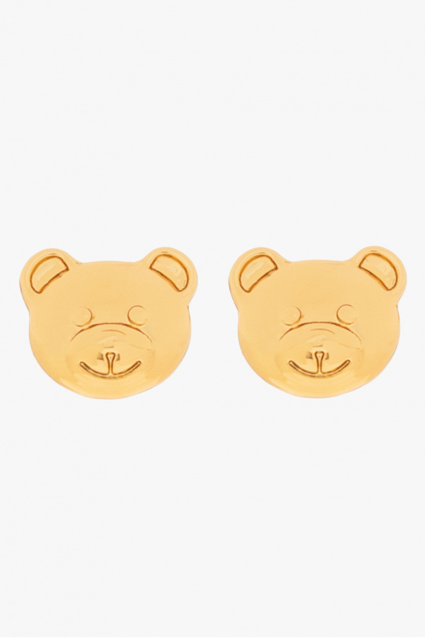 Moschino Teddy bear earrings