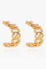 Moschino Logo-shaped earrings