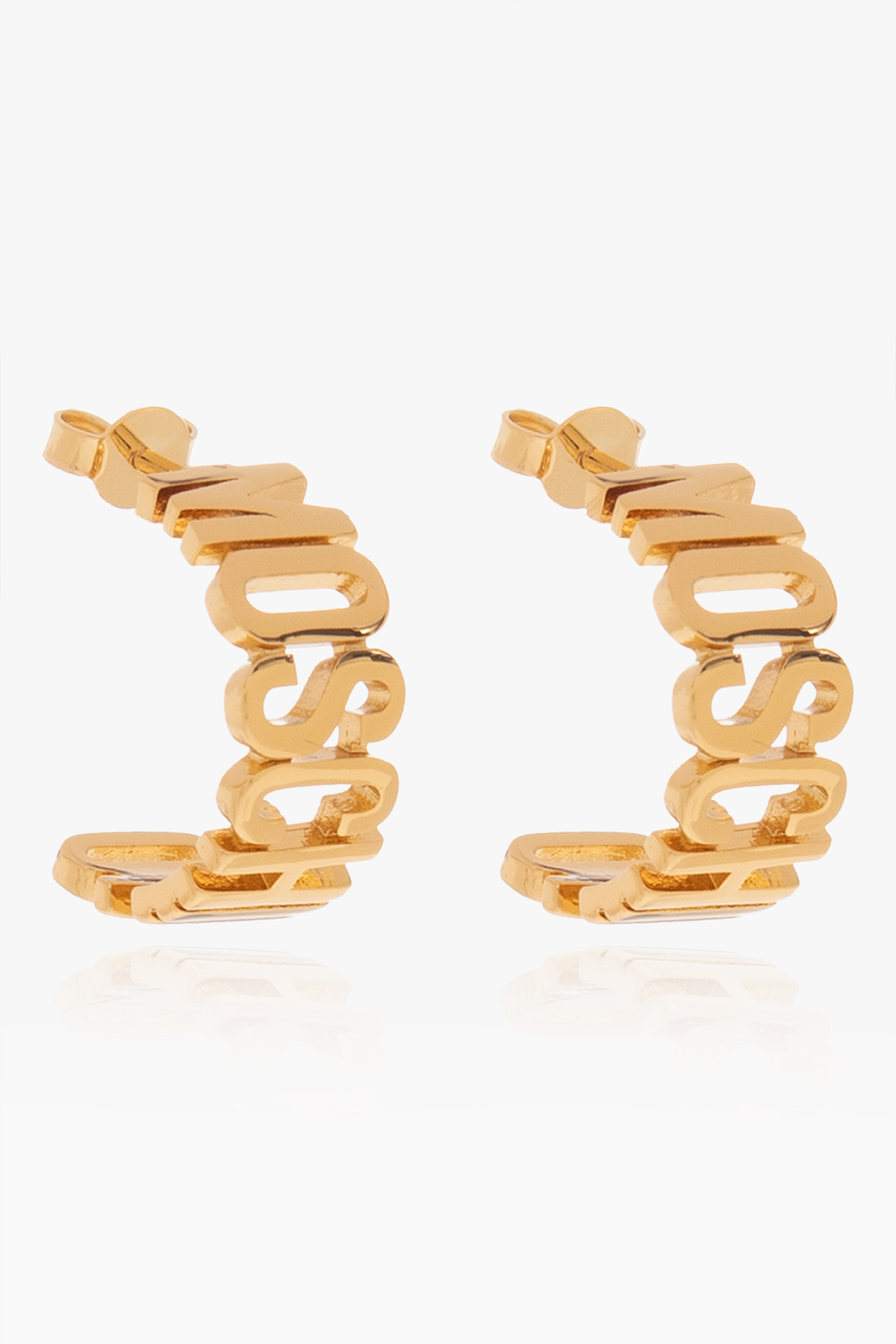 Moschino Logo-shaped earrings