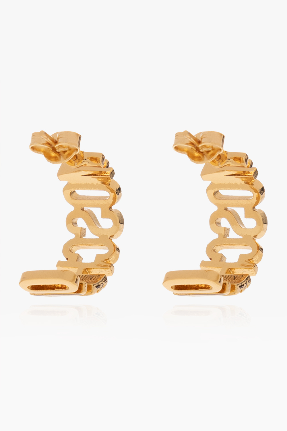 Moschino Logo-shaped earrings