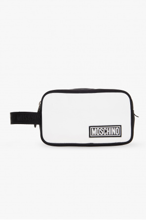 Wash bag with logo od Moschino