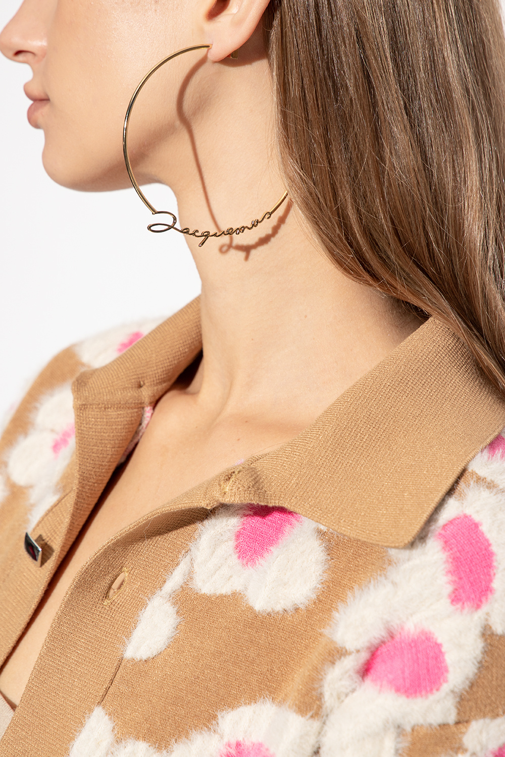 Jacquemus Hoop earrings with logo