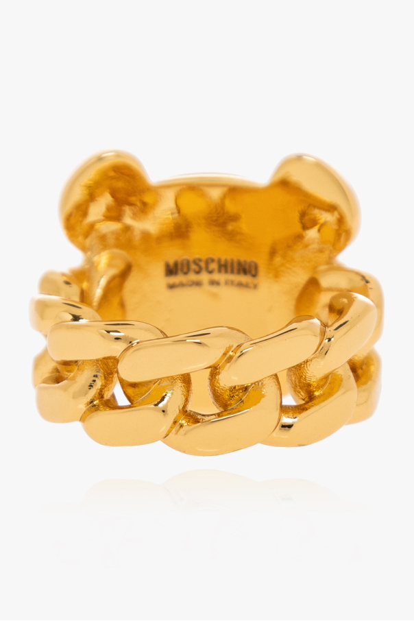 Moschino Teddy bear ring