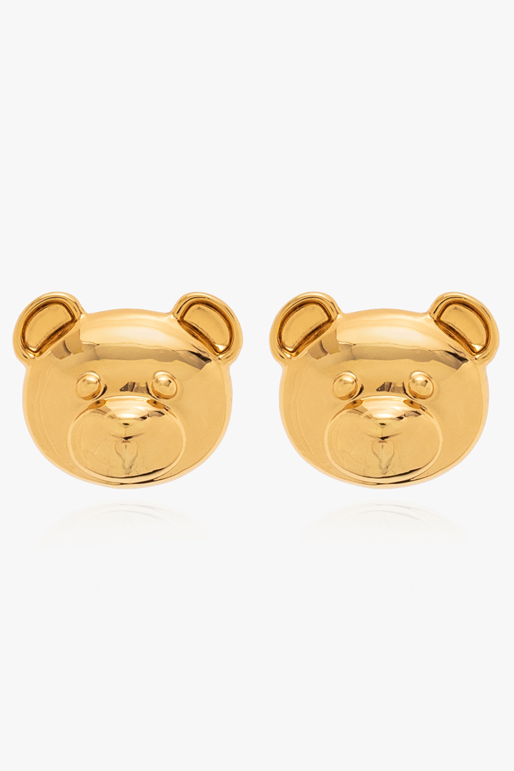 Moschino Clip-on earrings with teddy bear head