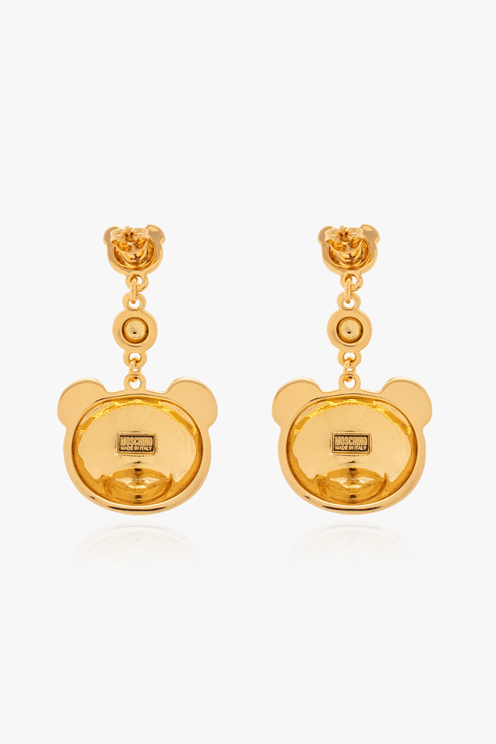 Moschino Drop earrings with teddy bear head