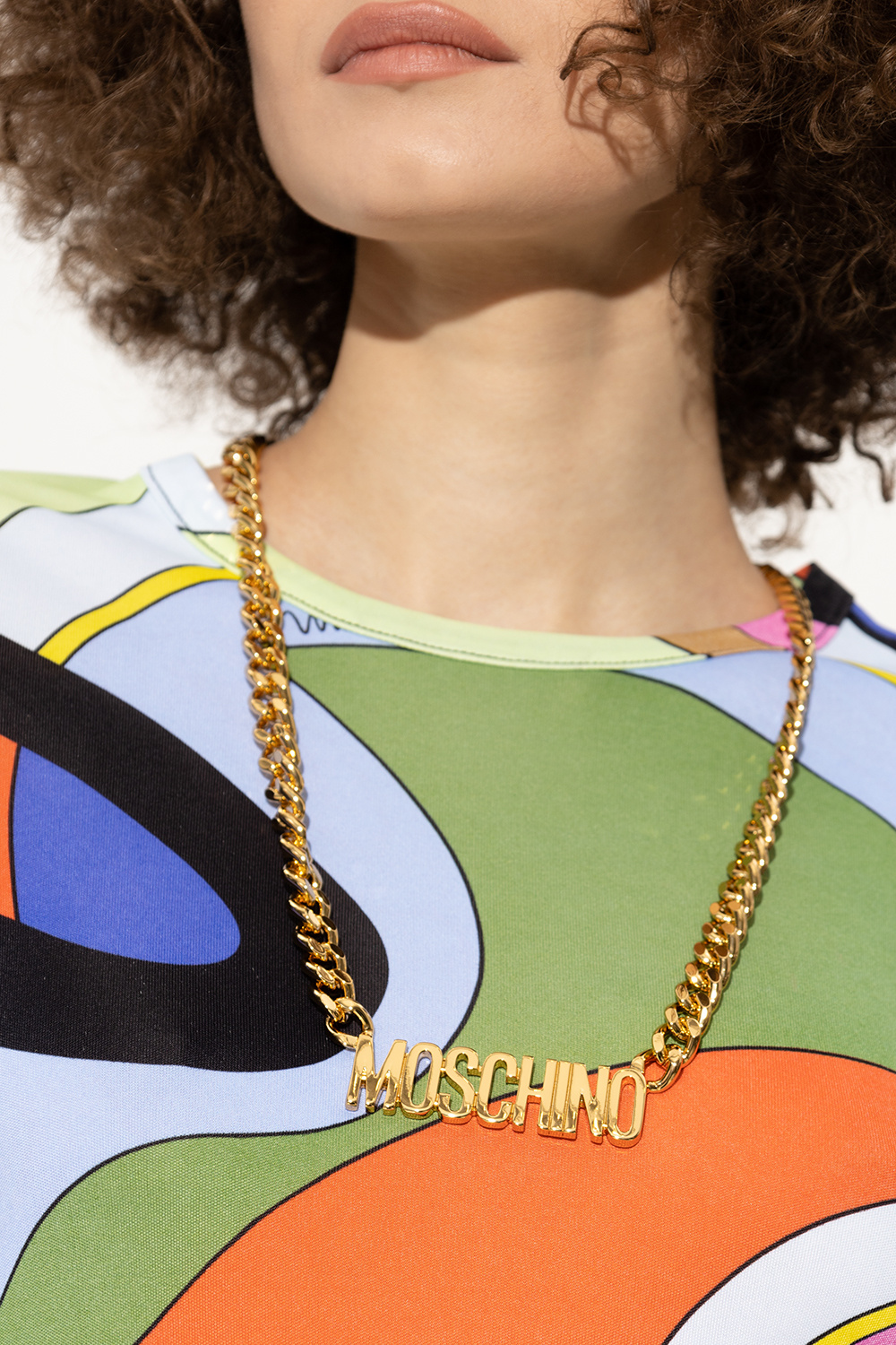 Moschino Necklace with logo