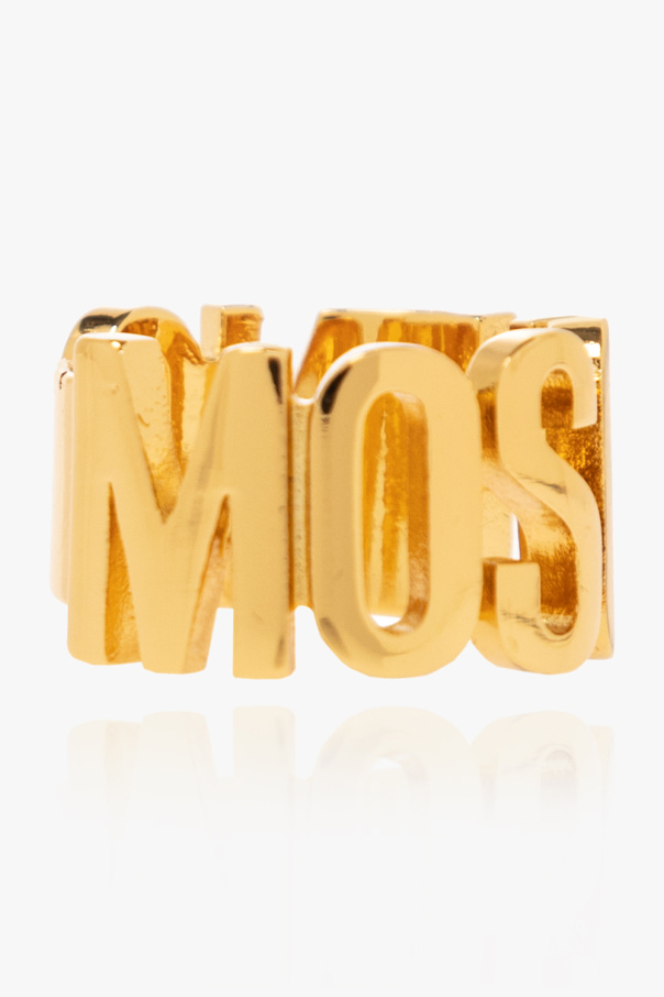 Moschino Logo-shaped ring