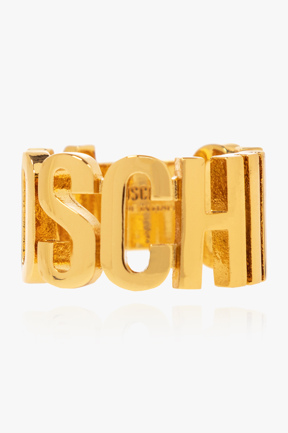 Moschino Logo-shaped ring