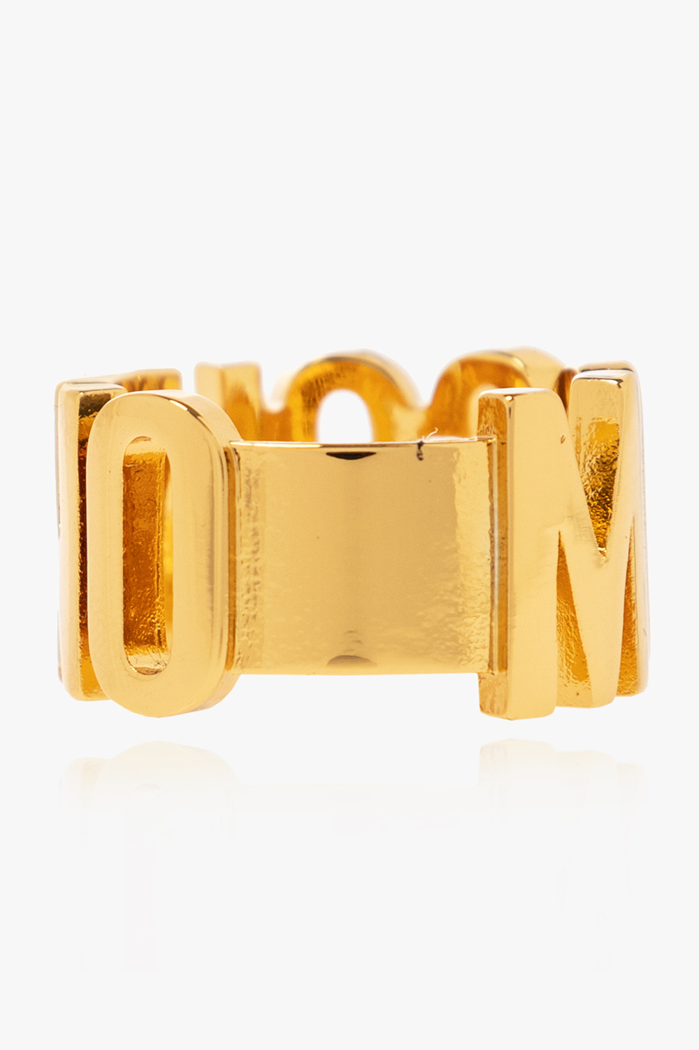 Moschino Logo-shaped ring