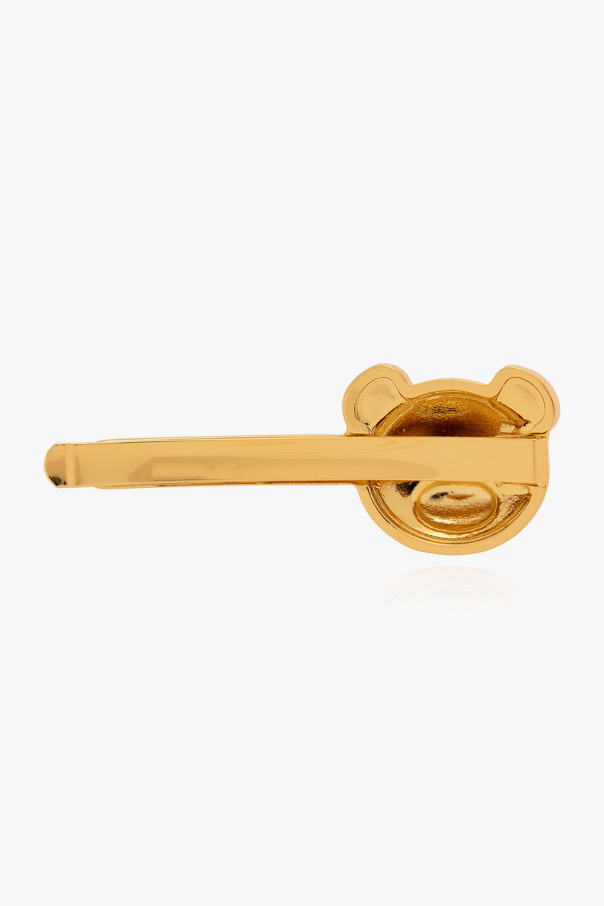 Moschino GOLD Hair slide with logo