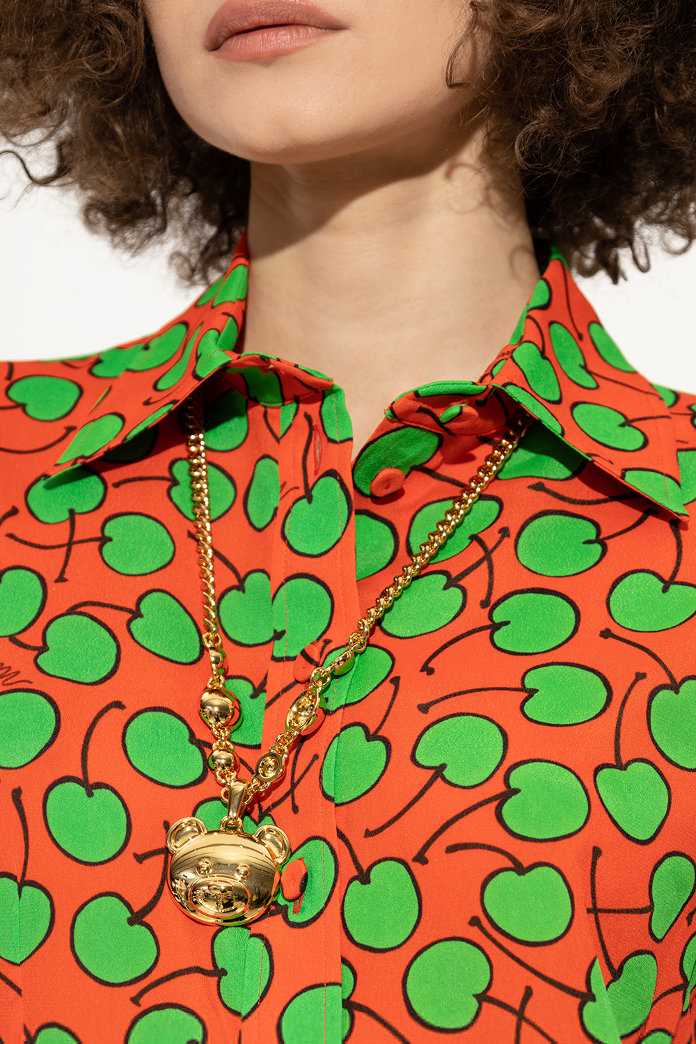 Moschino Necklace with teddy bear head