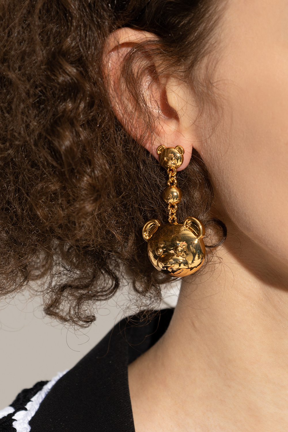 Moschino Drop earrings with teddy bear