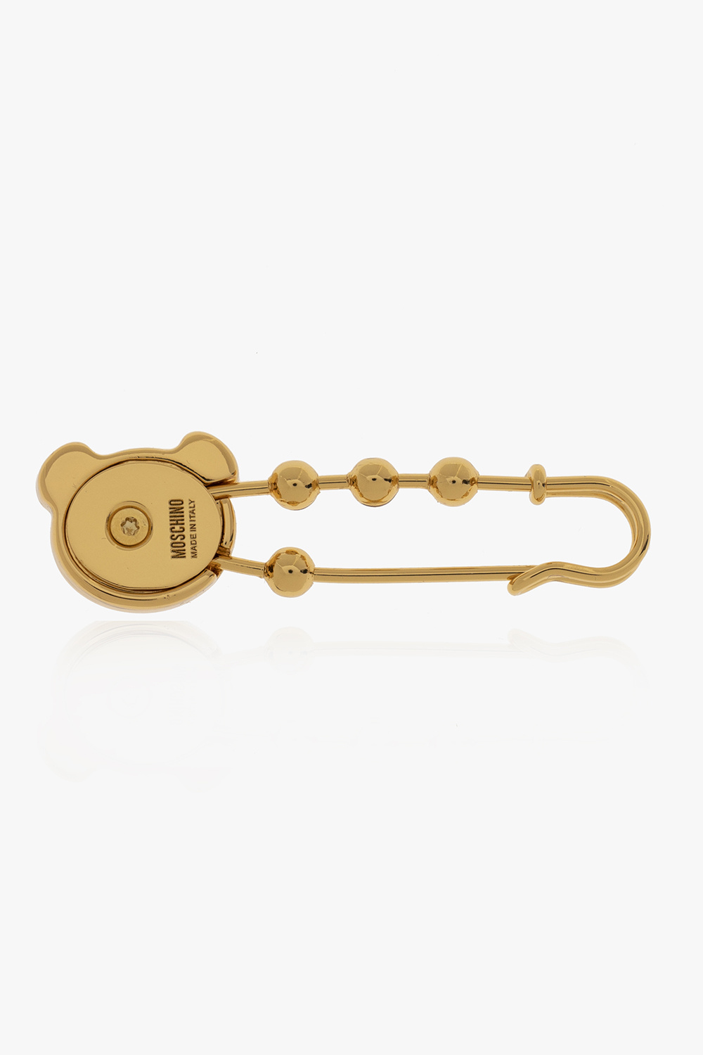 Moschino Safety-pin brooch