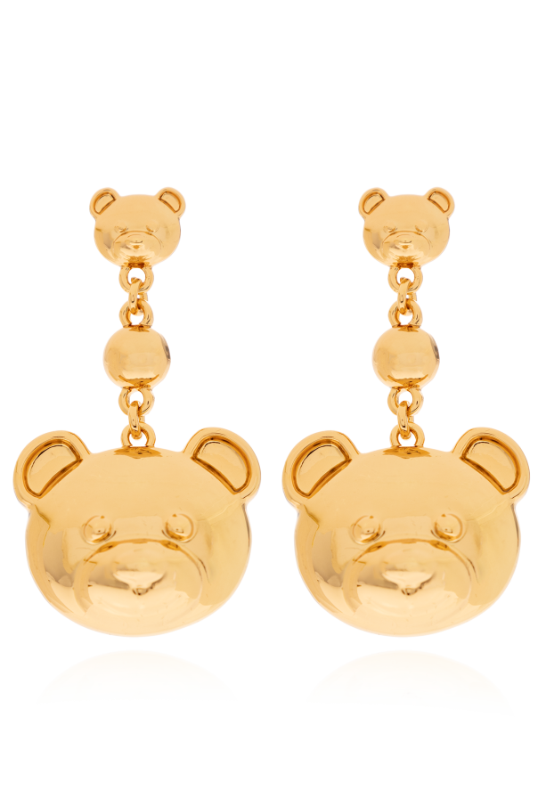 Moschino Earrings with teddy bear head