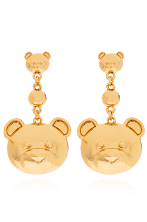 Earrings with teddy bear head