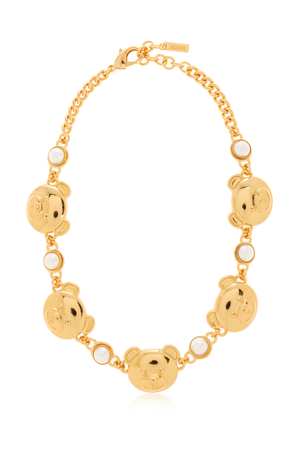 Teddy bear head necklace od Moschino