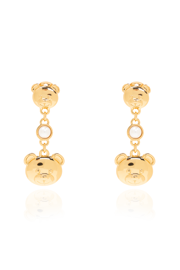 Moschino Clip-on earrings with teddy bear