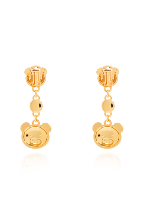 Moschino Clip-on earrings with teddy bear