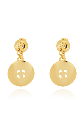 Moschino Button clip-on earrings