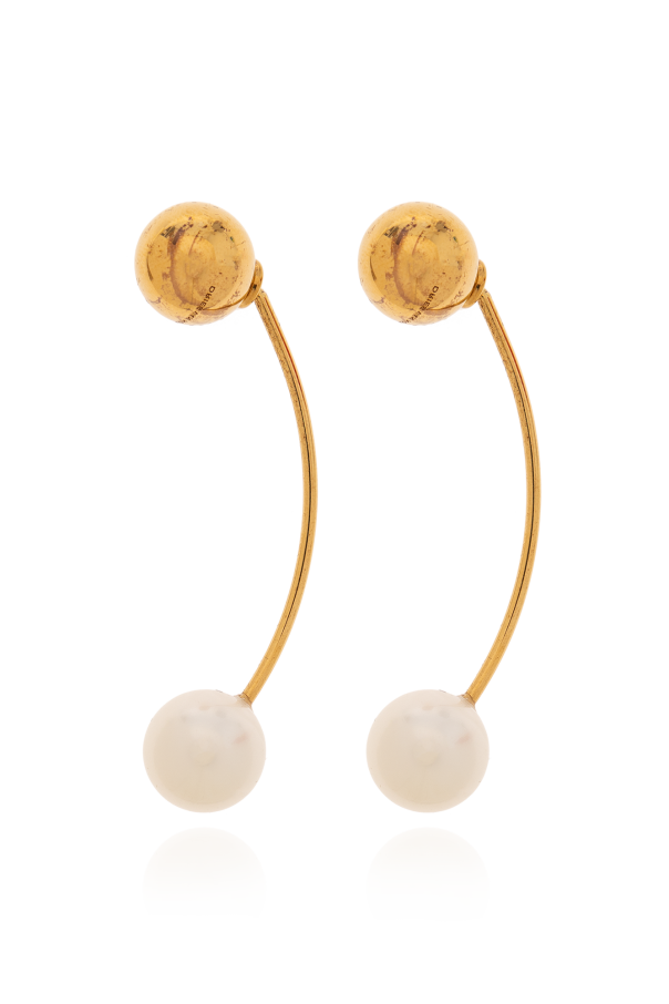 Dries Van Noten Pearl-embellished earrings