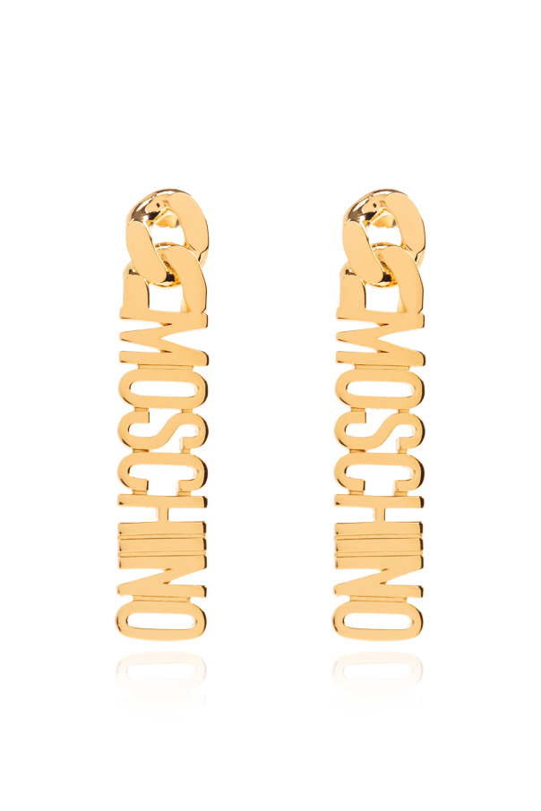 Moschino Kolczyki w kształcie logo
