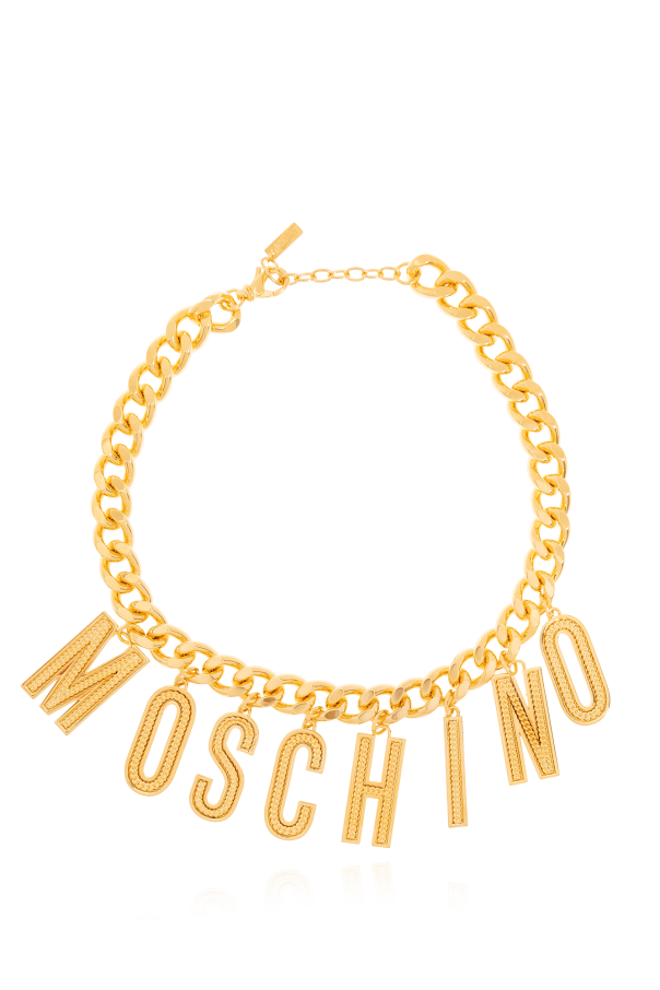 Necklace with logo od Moschino