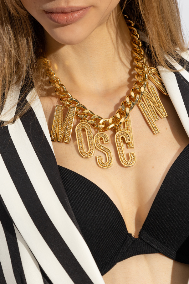 Moschino Necklace with logo