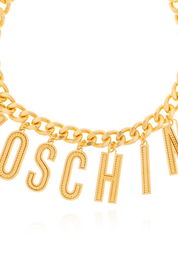 Moschino Naszyjnik z logo