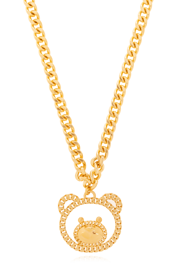Necklace with teddy bear pendant od Moschino