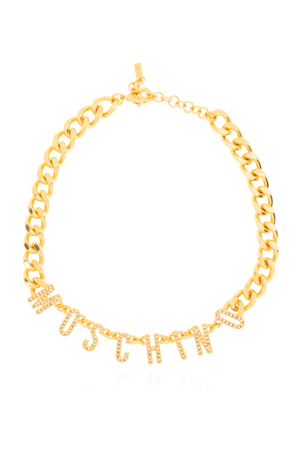 Necklace with logo od Moschino