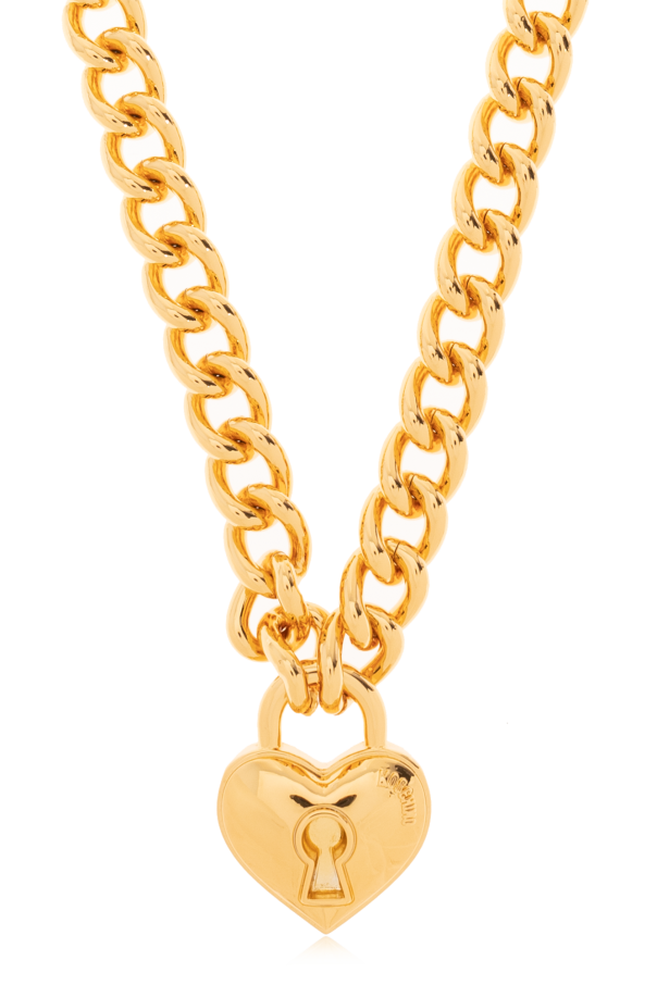 Necklace with padlock od Moschino