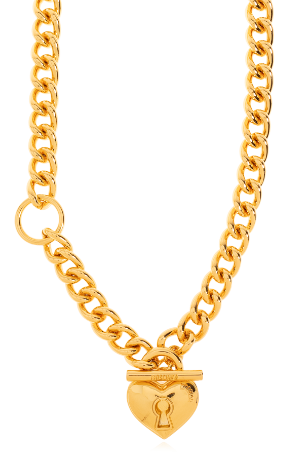 Necklace with heart charm od Moschino