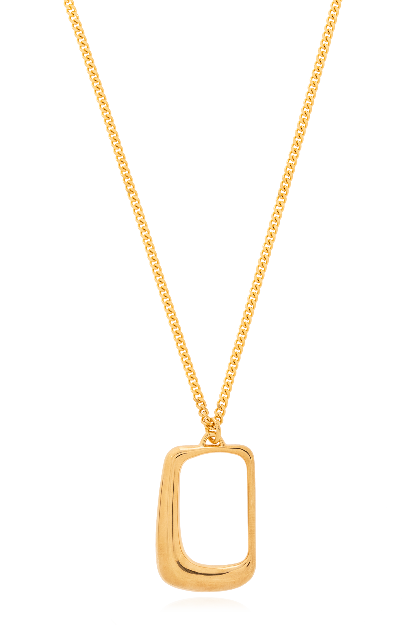 Jacquemus Brass necklace with charm