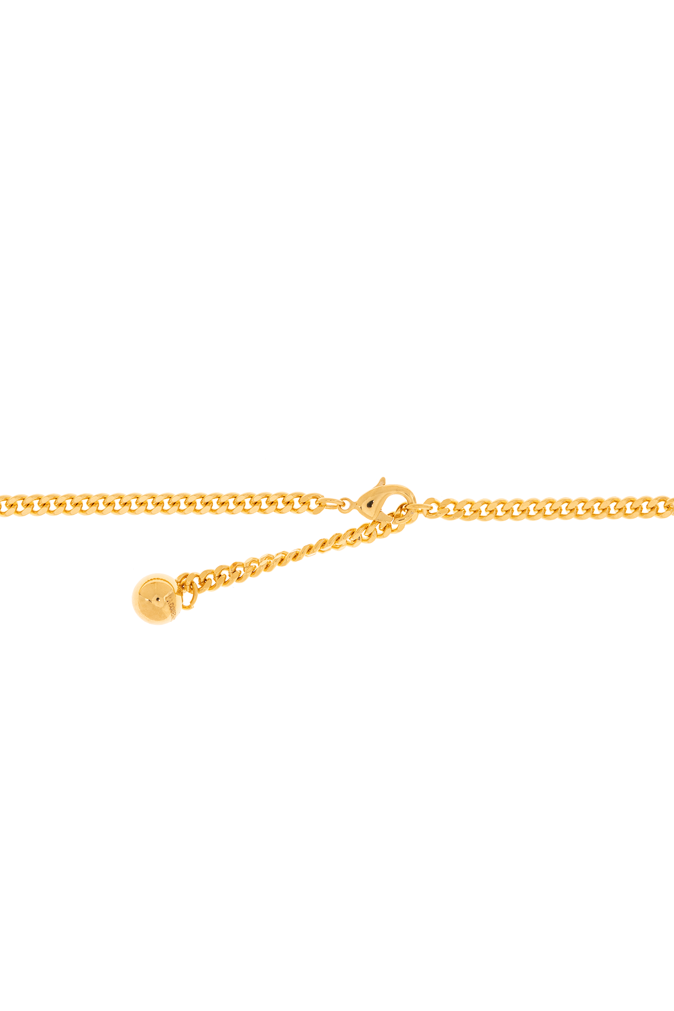 Jacquemus Brass necklace with charm