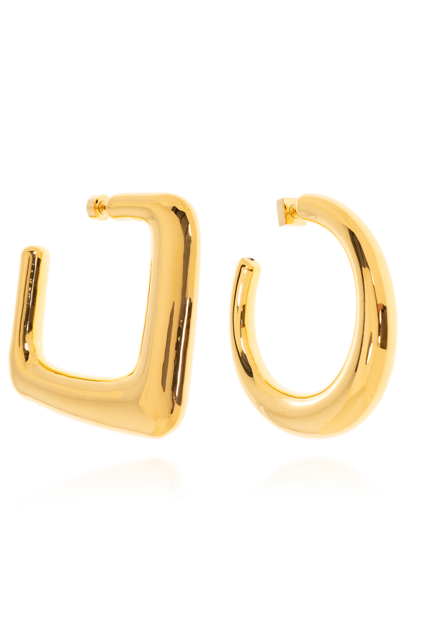 Jacquemus Asymmetrical 'Ovalo' Earrings