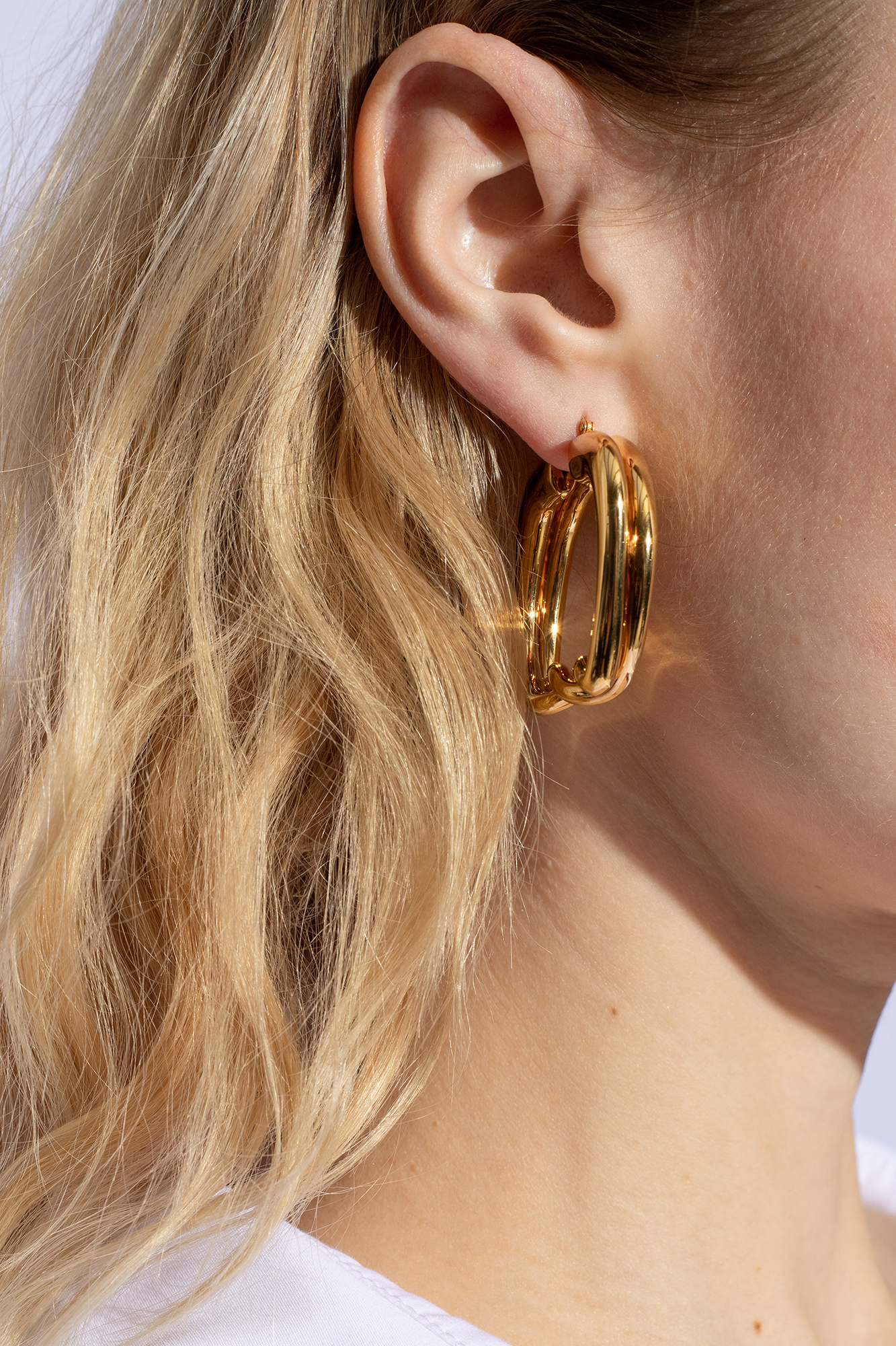 Jacquemus Brass Earrings 'Nodi'