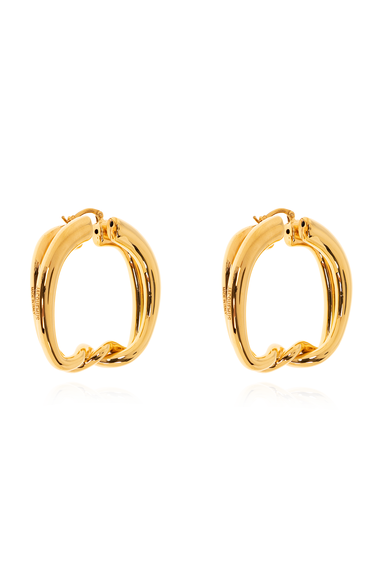 Jacquemus Brass Earrings 'Nodi'