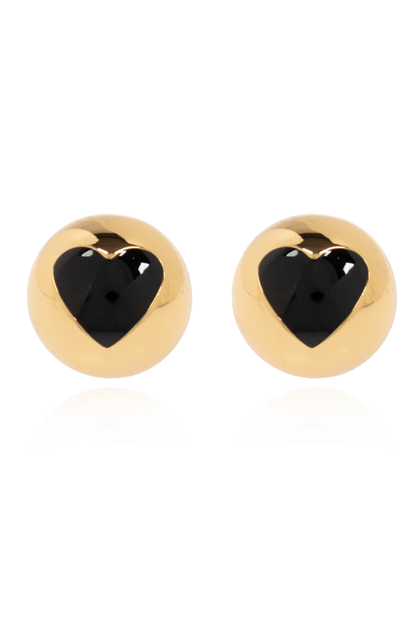 Moschino Heart motif clips