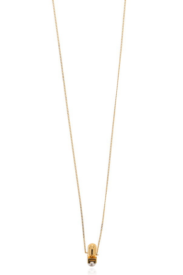 Gold-plated necklace with pendant od TOTEME