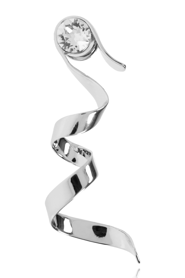 Dries Van Noten Pendientes con cristal brillante