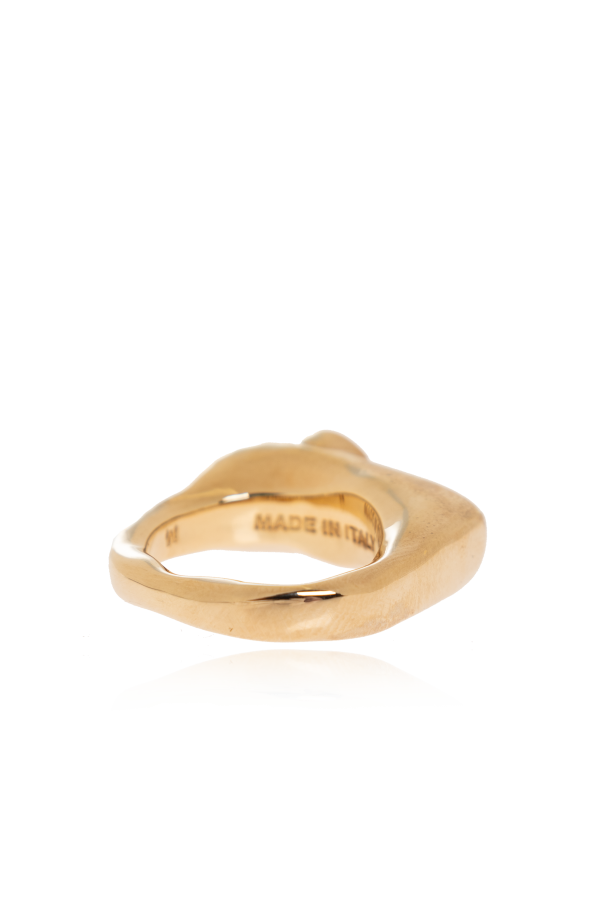 Dries Van Noten Ring mit funkelndem Kristall