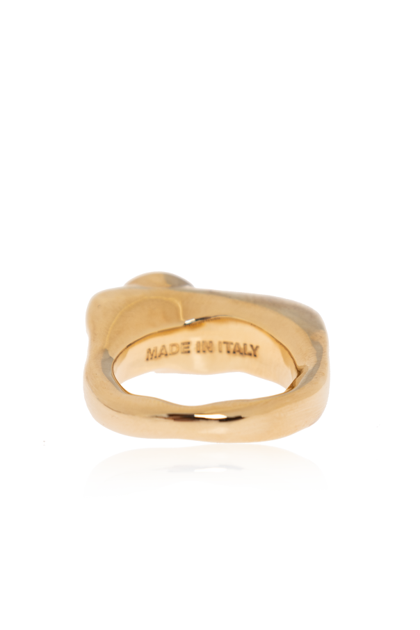 Dries Van Noten Ring mit funkelndem Kristall