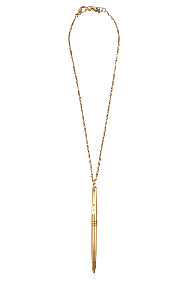 Moschino Halskette mit anhänger in Form eines Kugelschreibers