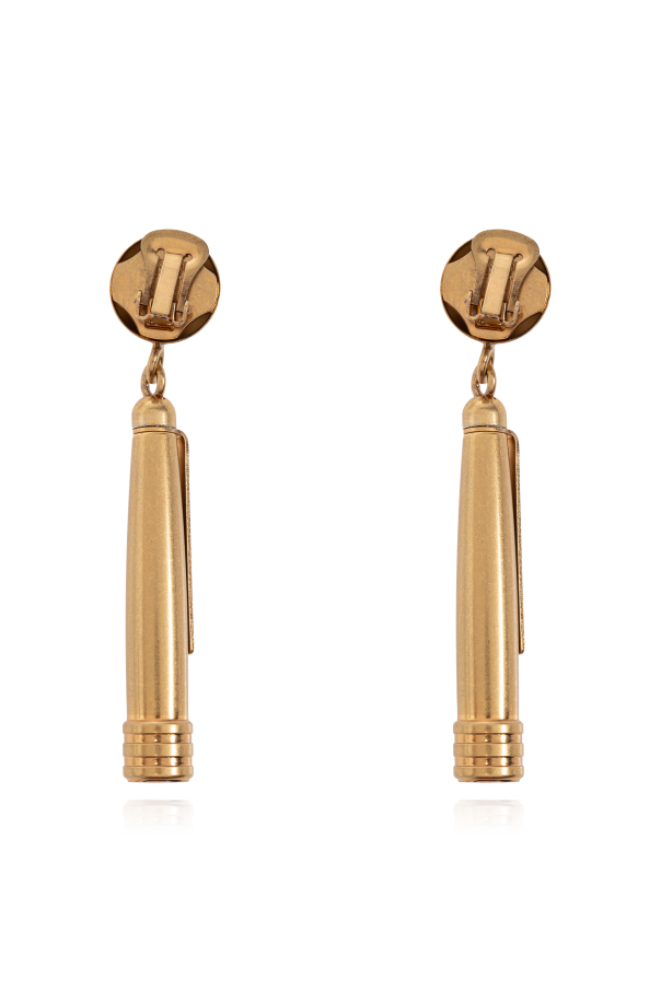 Moschino Clips mit Kugelschreibermotiv