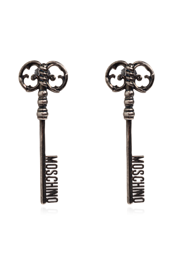 Earrings with logo od Moschino