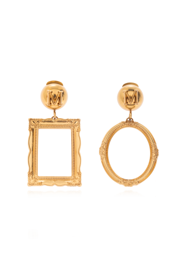 Clip-on earrings with pendants od Moschino