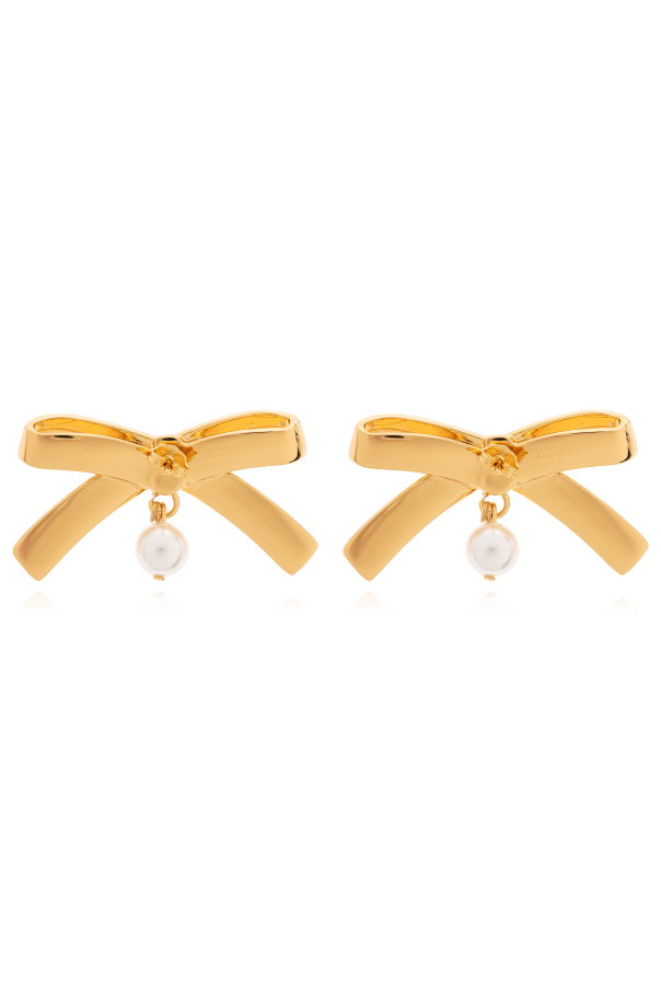 Moschino Bow-shaped earrings