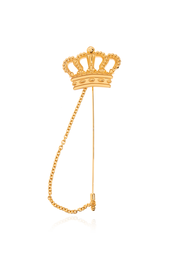 Brooch in the shape of a crown od Moschino