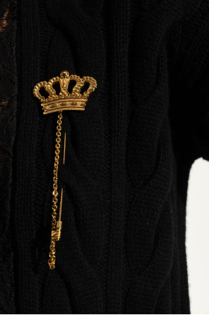 Brosche in kronenform od Moschino